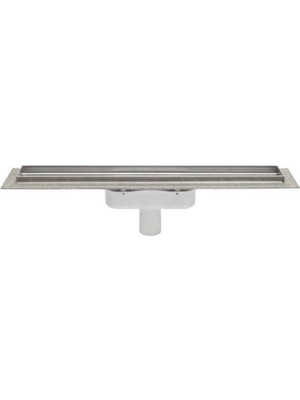 Aco - Duş Kanalı T L=300MM Sabit Perfore Çerçeveli Kanal Gövdesi, Dikey Çıkış DN50 - M.90.S2A.004