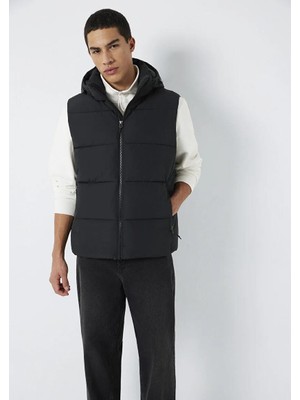 Mavi Erkek Non Denim Kapüşonlu Yelek M0110744-71379