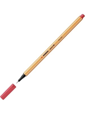 Stabilo - Ince Keçe Uçlu Kalem - Point 88 -Pas Kırmızı