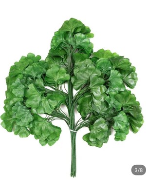 Rüzgar Yapay Çiçekçilik 12 Adet Yeşil Sakura Yaprağı