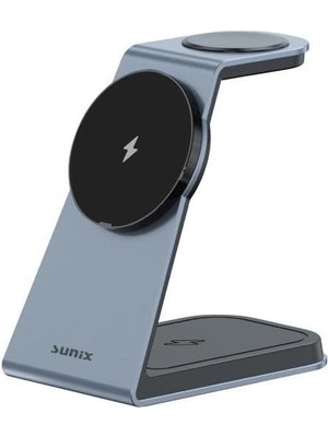 Storemax 3in1 15W Telefon 2,5W Saat 3,5W Kulaklık Kablosuz Şarj Istasyonu Mg-80