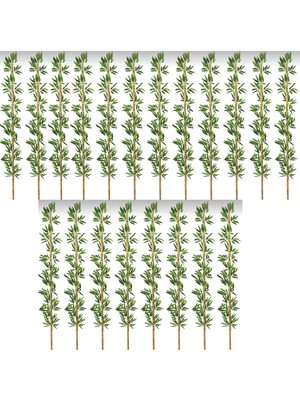 Rüzgar Yapay Çiçekçilik 2 Metre 20 Adet Bambu Çubuğu
