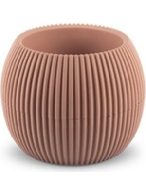 Rüzgar Yapay Çiçekçilik Kp Mercan Yuvarlak 1.2 Litre Saksı