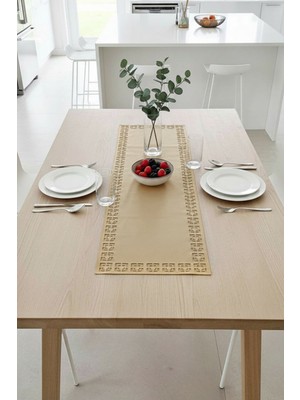 Morika Hotel & Home Textile Ekol Serisi Runner - 32x80cm - Kum Beji