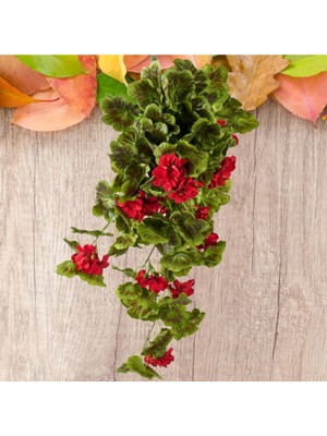 Rüzgar Yapay Çiçekçilik Kırmızı Sardunya