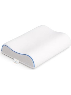 Storemax Aeris Visco Kontur Boyun Yastığı - Çıkartılabilir Viscoelestik Katman ile Ayarlanabilir Yükseklik - Boyun ve Sırt Ağrıları Için Ortopedik Uyku Yastığı - Makinede Yıkanabilir Kılıf -Yan Yatanlar Için