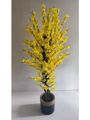 Rüzgar Yapay Çiçekçilik 160 cm Sarı Bahardali Ağacı