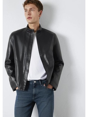 Mavi Jet Erkek Non Denim Biker Ceket M0110789-71379