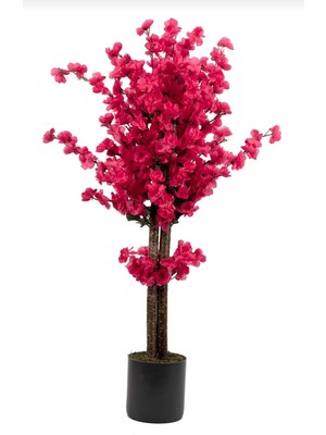 Rüzgar Yapay Çiçekçilik 90 cm Fuşya Renk Bahardali Ağacı