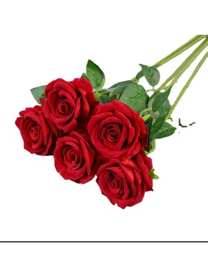 Rüzgar Yapay Çiçekçilik 5 Adet Gül Demeti