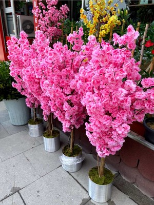 Rüzgar Yapay Çiçekçilik 140 cm Pembe Bahardalı