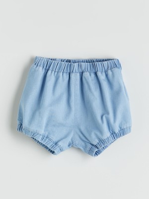 Lc Waikiki Yeni Sezon Beli Lastikli Kız Bebek Triko Şort