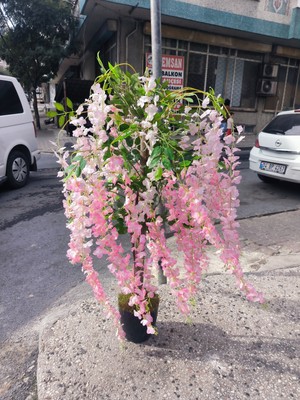 Rüzgar Yapay Çiçekçilik 120 cm Pembe Akasya Ağacı