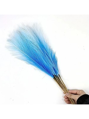 Rüzgar Yapay Çiçekçilik 10 Lu Mavi Tüy