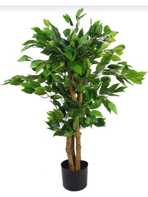 Rüzgar Yapay Çiçekçilik 3 Gövdeli 90 cm Benjamin Ağacı