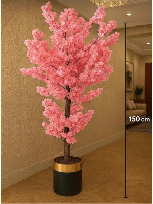 Rüzgar Yapay Çiçekçilik 150 cm Pembe Bahardalı Ağacı