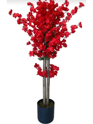 Rüzgar Yapay Çiçekçilik 100 Santim Kırmızı Bahar Dalı Ağacı