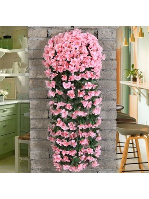 Rüzgar Yapay Çiçekçilik Sarkan Menekşe Pembe