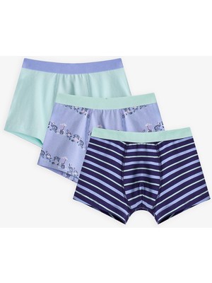 Penti Mavi Erkek Çocuk Runner 3'lü Boxer
