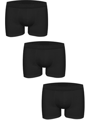 John Frank Üçlü Natural Modal Boxer White