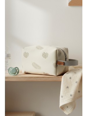 Hamur Kirli Temiz Islak Organizer Çantası Melis Bebek Çocuk Kıyafet Çamaşır Anne Makyaj Alezli Çanta