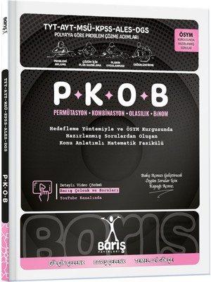 Barış Yayınları Permütasyon Kombinasyon Olasılık Binom Matematik Fasikülleri