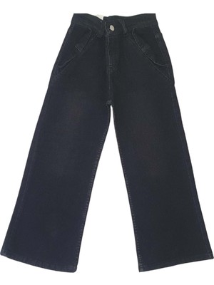 Başak Çocuk Giyim 433687 Kız Kot Pantolon 9Y,10Y,11Y,12Y - Siyah - 10-11 Yaş