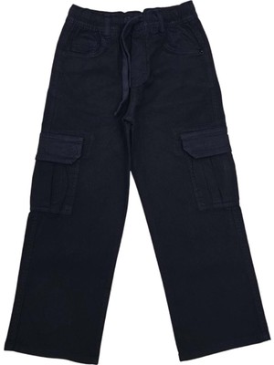Başak Çocuk Giyim 432778 Baggy Keten Patolon 6Y,7Y,8Y,9Y,10Y - Siyah - 5-6 Yaş - BSK41X00011121-SİYAH-5-6 Yaş
