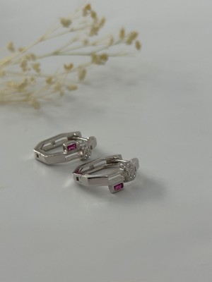 Duran Takı Gümüş Küpe