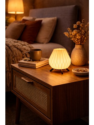 Dekoratif LED Tealight Mumluk & Masa Lambası | Modern Dekoratif Ambiyans Aydınlatması