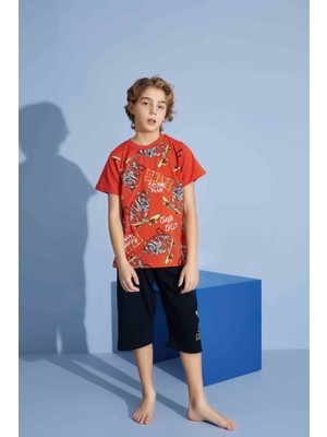 Tarık Kaplan Baskılı Kapri Garson