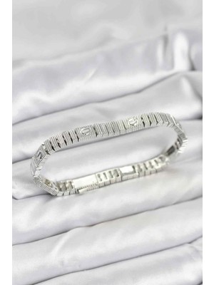 Tiklad Gümüş Renk Vıp Seri Bileklik