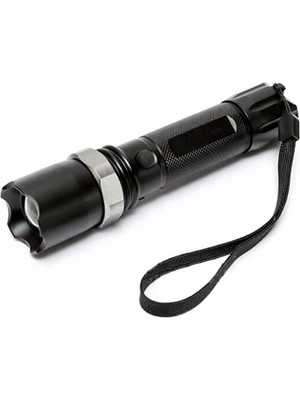 SiHako KM-110 Profesyonel Şarjlı El Feneri Ledli+Flashlight+Zoom Özellikli Aparatlı 6 Parça Full Set