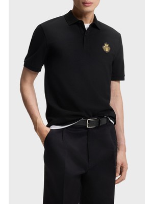 Boss Logolu % 100 Pamuk Regular Fit Düğmeli Polo Erkek Polo 50556415 001