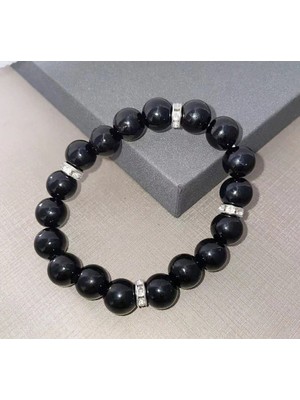 Shiklik Taşlı Inci Kadın Detaylı Lastik Bileklik