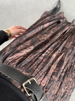 MZR Collection Asimetrik Kesim Şifon Etek