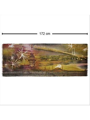 Datatek Kız Kulesi Eşarp Şal