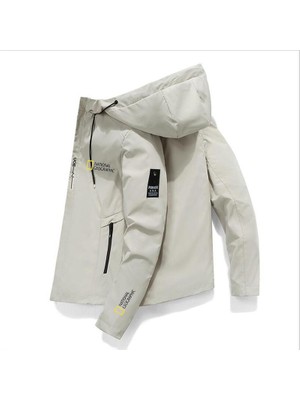 Cbtx Fermuarlı Spor ve Rahat Kapüşonlu Outdoor Erkek Mont