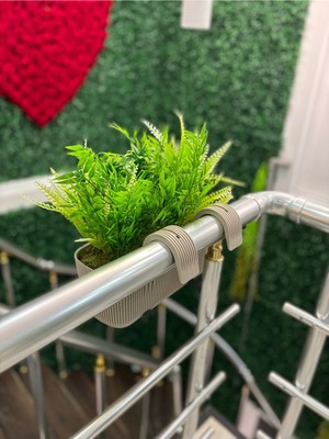 Ddtrend Yapay Çiçek ve Bitki Dahil Balkon Saksıda Aranjman Dekoratif Teras Çiçeği Anneler Günü Hediyesi