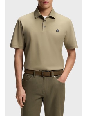 Boss Logolu % 100 Pamuk Regular Fit Düğmeli Polo Erkek Polo 50555829 252