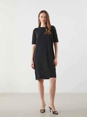 Lc Waikiki Yeni Sezon Bisiklet Yaka Triko Elbise