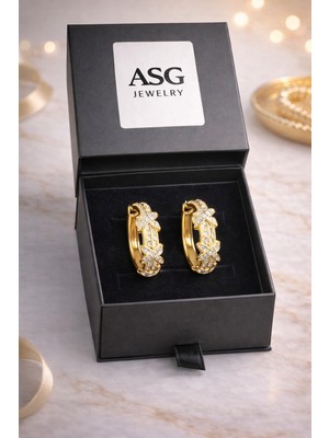 Asg Crystal Twist Kadın Küpe