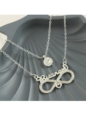 Datatek Birtanem Yazılı Sonsuzluk  Yeni Sezon Ikili Kolye