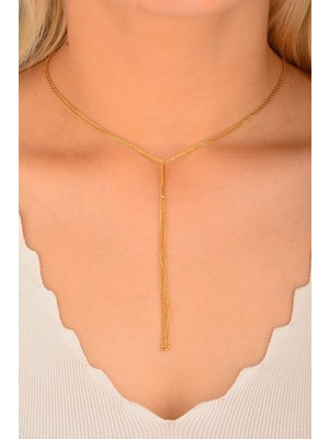 Orotalia Çift Zincir Kolye