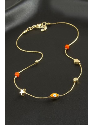 Datatek Nazar Mineli Zincir Şans Kolye