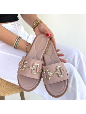 SEPET365 Toha Pudra Cilt Tokalı Terlik