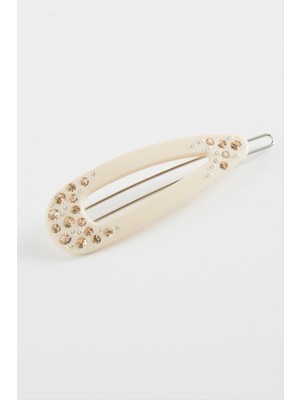 Datatek Oval Taşlı Klipsli Toka