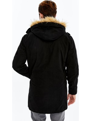 Let's Go 5613 Su Iticili Rüzgar Geçirmez Parka Mont