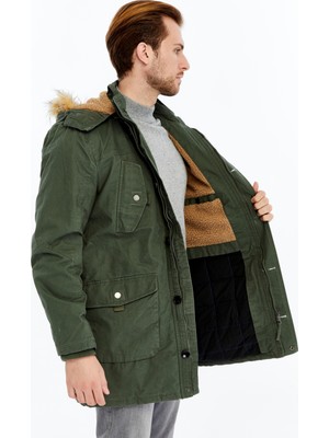 Let's Go 5613 Su Iticili Rüzgar Geçirmez Parka Mont