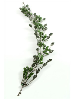 Datatek Yaprak Taşlı Saç Aksesuarı